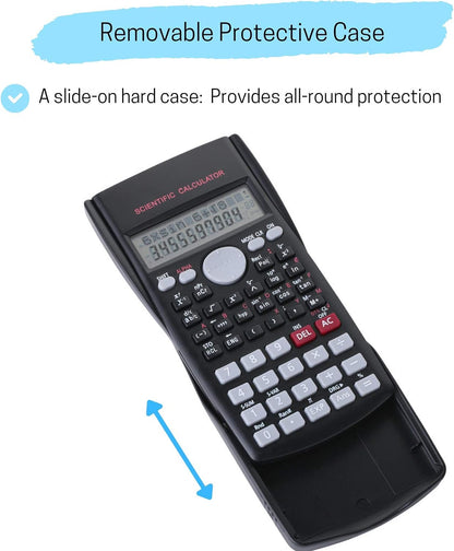 Scientific 2 Line Calculator - Fraction & College Math Calculator for Students & Engineers