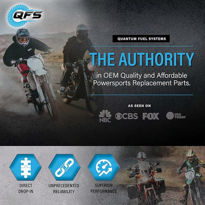 QFS OEM Fuel Pressure Regulator Replacement for Yamaha WR250F, WR250FK, WR250R, WR250X, WR25R, WR450F, XT250, YZ250, YZ250F, YZ250FE, YZ250FX, YZ450, YZ450F, YZ450FB, YZ450FB, YZ450FB,