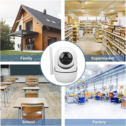 Surveillance Camera for Home, 720P 1MP Camera, 360 Degree Household Surveillance Camera, Support TCP, TP, IPV4, DHCP, RTSP, P2P Network Mode