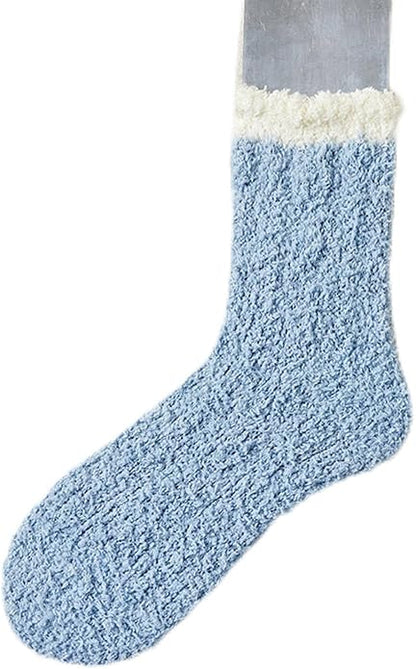 Winter warm and comfortable mid-calf super soft slippers socks