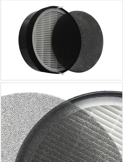 AMSAMOTION LV-H132 Air Purifier Replacement Filter, True HEPA Filter, LV-H132-RF, Compatible with Levoit LV-H132 Air Purifier 2pack