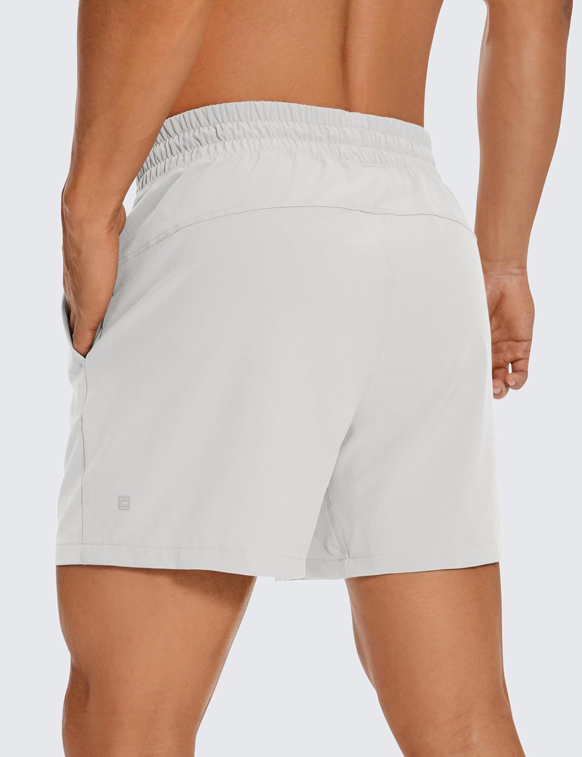 CRZ YOGA Linerless Workout Shorts 5'' | Lightweight, Quick Dry, Running, Pockets, for Men