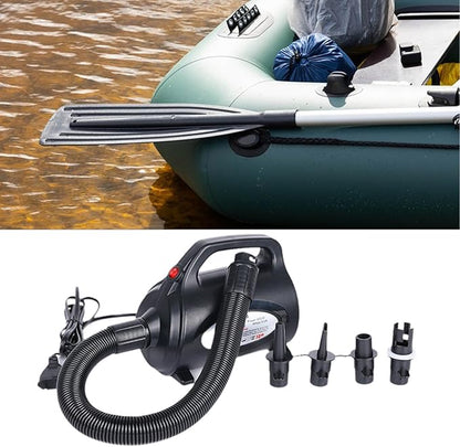 Electric Air Pump Inflator Deflator Pump Inflate and Deflate Air Pump for Exercise Ball Boat Swimming Rings Pool Float