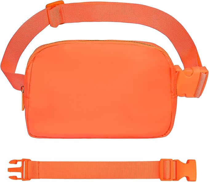 VOROLO Fanny Pack For Women And Men Crossbody Bag Belt Bag with Adjustable Strap Graduation Gifts Deep Green