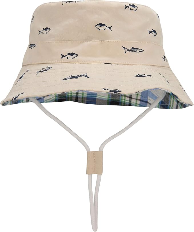 Baby Sun Hat UPF 50+ Sun Protective Toddler Bucket Hat Summer Kids Beach Hats Wide Brim Outdoor Play Hat for Boys Girls