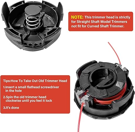 Trimmer Head Compatible for Echo Speed Feed 400 Bump SRM-225 SRM-210 SRM-230 Pas225 Pas210 Pas211 Weed Eater Head Replacement (3 Pack)