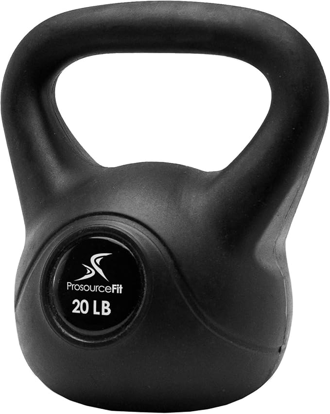 ProsourceFit Vinyl Plastic Kettlebell 20 lbs