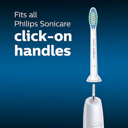Philips Sonicare Genuine SimplyClean Replacement Toothbrush Heads, 5 Brush Heads, White, HX601503