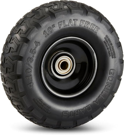 Gorilla Carts 10 Inch No Flat Replacement Tire for Utility Carts GCG-4, GCG-2140, GOR4PS, GOR400, GOR4G, GOR5, GOR800(B)-COM, GOR801, and GCG-900