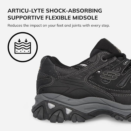 Skechers Men's Afterburn Memory Fit Lace-up Sneaker