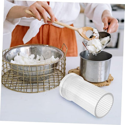 Candle-Making-Molds Plastic DIY Candle Mould Vertical Stripe 5  10.2cm Molding Candle for Handmade Crafts