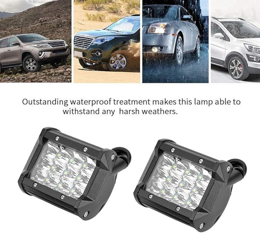 LED Work Light, 1 Pair 1V-48V 4inch 4-Row 36W Universal Working Light Bar Driving Lamp for Trucks Forklifts Off Road Vehicles Engineering Vehicles Cars Ships Motorcycles