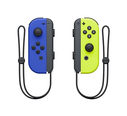 Nintendo Blue/ Neon Yellow Joy-Con (L-R) - Switch