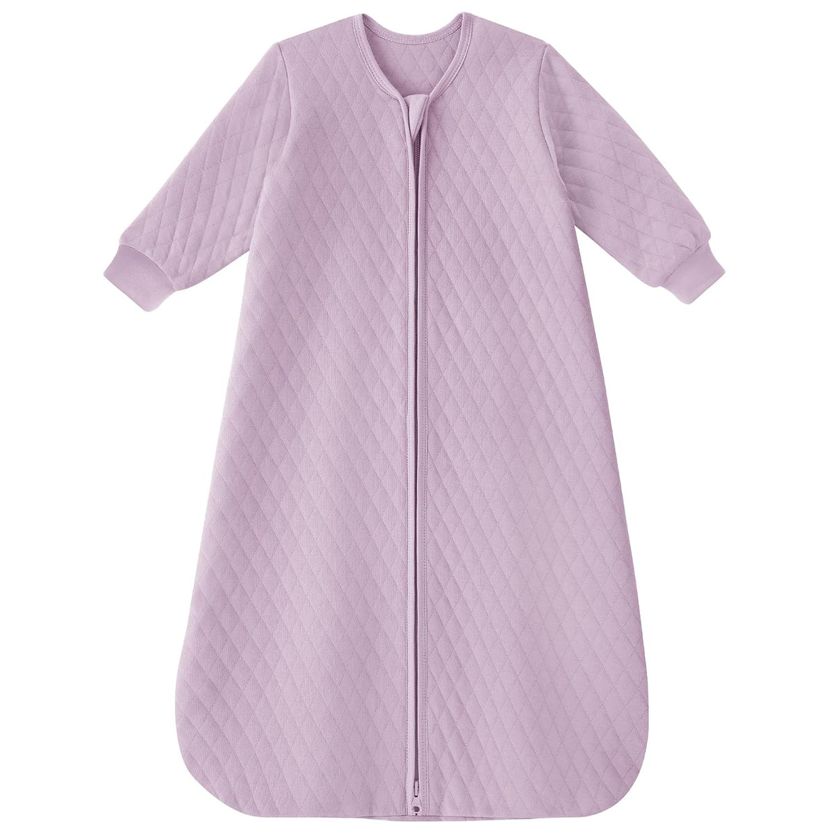 Yoofoss Baby Sleep Sack 12-18 Months 1.0 Tog Long Sleeve Sleep Sack Organic Cotton Wearable Blanket for Toddlers 2-Way Zipper Quilted Sleeping Sacks(Large)