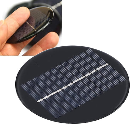 0.8W 6V 10cm Round Solar Panel DIY Solar Panel Solar Charging Board Portable Power Generator for Small Projects