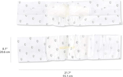 Basics Male Dog Wrap, Disposable Male Dog Diapers, Small, Pack of 30, White