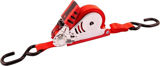 Erickson 31325 1" x 15' Re-Tractable Ratchet Strap - 1200 lb. Load Capacity, (Pack of 1)