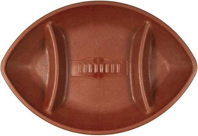 Creative Converting 102248 Football Chip and Dip Tray, 17", Multi-color