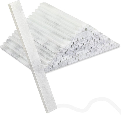 120 Pcs Soapstone Pens Welding Soap Stone Pencils Flat White Soapstone Refills Chalks Marking Tools for Welders Textile Removable Markings on Steel Cast Iron