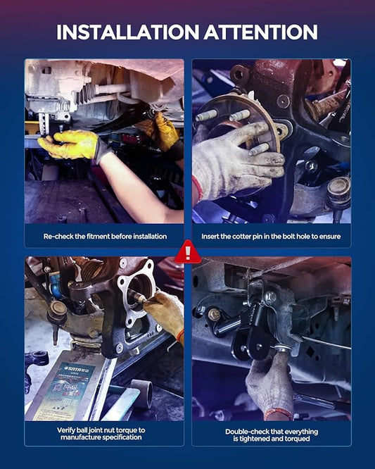 KAX K7424 K7411 Front Upper Control Arm wBall Joint Assembly Fit Replacement for Ram 1500 2002 2003 2004 2005-4pcs