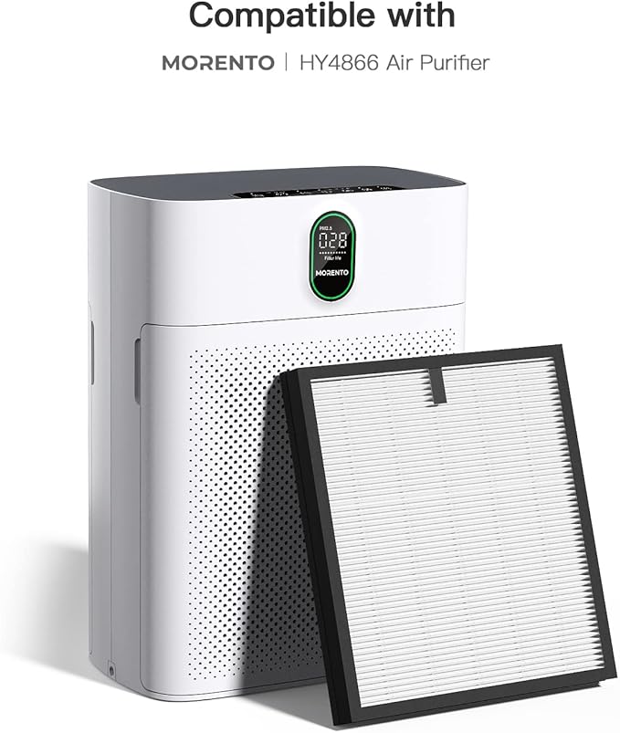 HY4866 Air Purifier Replacement Filter for HY4866 Air Purifer, Enhanced Version, 2 Pack