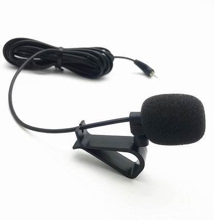 Car Microphone 3.5mm Stereo External Mic Car Radio Microphone Compatible with Kenwood Boss Corehan Power JVC Sony Jensen Alpine Vehicle Head Unit car Stereo Enabled Audio GPS DVD