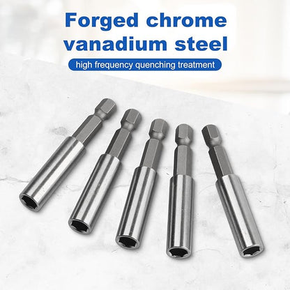 Rocaris 10 Pack Magnetic Extension Socket Drill Bit Holder 1/4" Hex Power Tools