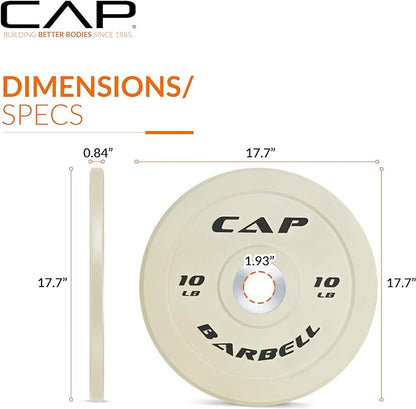 CAP Barbell Rubber Olympic Bumper Plate | Multiple Options/Colors