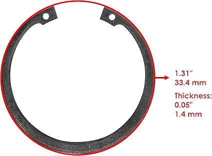 Caltric 7710533 A-Arm Ball Joint External Rings Compatible with Polaris Sportsman 850 2010 2011 2012-2021