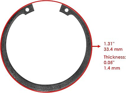 Caltric 7710533 A-Arm Ball Joint External Rings Compatible with Polaris Sportsman 850 2010 2011 2012-2021