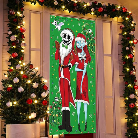 Christmas Decorations Door Cover Banner and Decor for Home Party