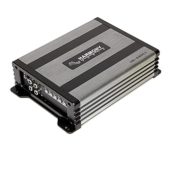 Harmony Audio HA-A400.1 Car Stereo Class D Amp Mono 800 Watt Subwoofer Amplifier - 1 Ohm Stable - Includes Bass Remote