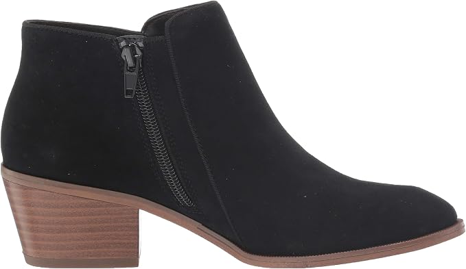These versatile ankle boots feature a padded insole with memory foam for all-day comfort and an inside zipper for easy on and off.
