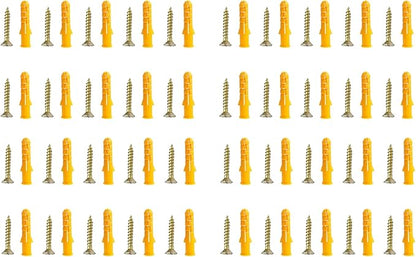 20/40pcs Wall Anchors With Screws Wall Plugs Expansion For Wallboards Concrete Pciture Hanging