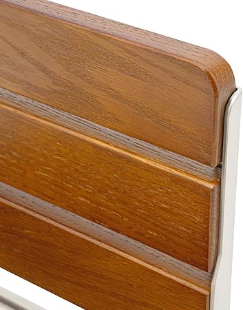 Folding Shower Seat Wall Mounted Foldable Chair Mount Build to Last Installation On Reinforced Concrete Solid Block Walls for Adults Pregnant Women Children Elderly Physically Challenged