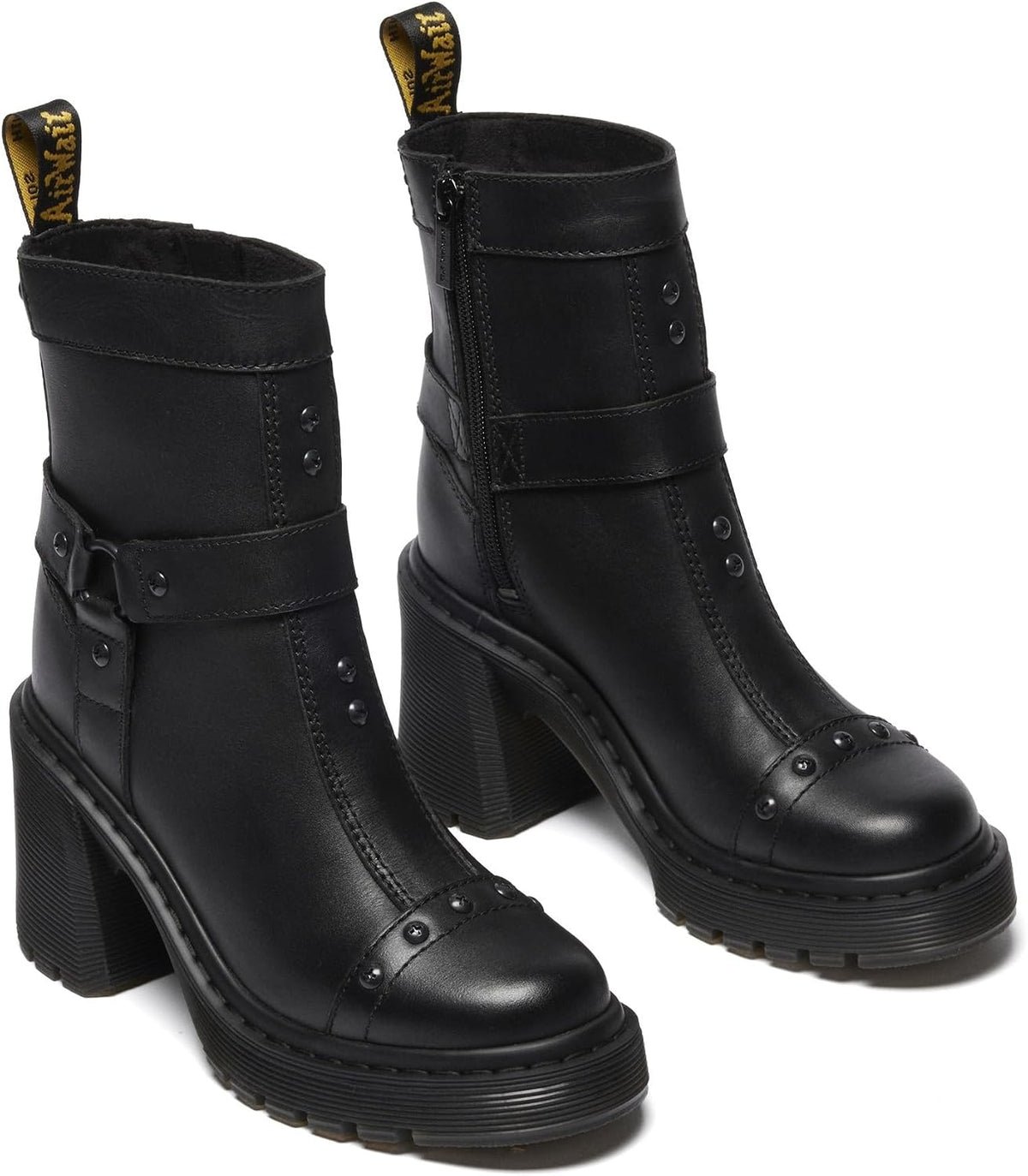 Women's Spence Harness Flare Heel Leather Chelsea Boots