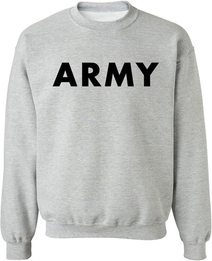zerogravitee ARMY Crewneck Sweatshirt in Gray