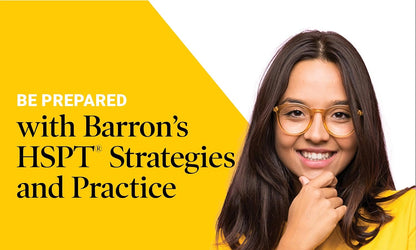 Barron's HSPT Strategies and Practice book is the only prep resource you need to ace the High School Placement Test.