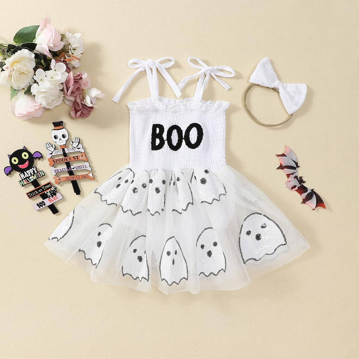 Halloween Baby Outfit Newborn Girl Pumpkin Costume Bubble Romper Dress My First Halloween Baby Girl Outfits Clothes