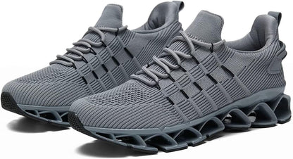 Mens Running Shoes Mesh Breathable Trail Runners Fashion Sport Blade Walking Tennis Sneakers