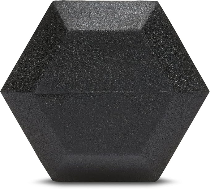 Basics Rubber Hex Dumbbell Hand Weight