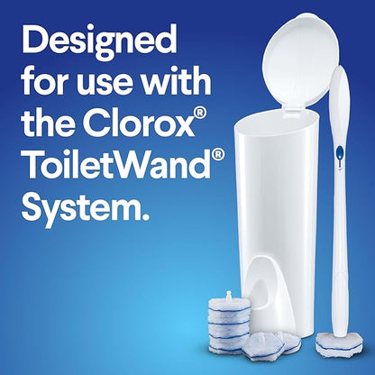 CLOROX ToiletWand Toilet Cleaning Refills, Disinfecting Scrubbing Pads, 10 Count (Pack May Vary)