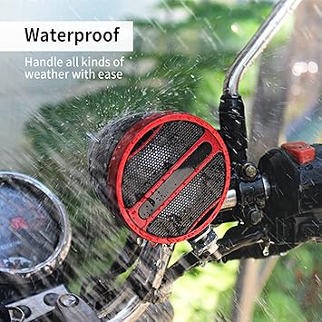 Motorcycle Speakers Waterproof for ATV, Scooter Bike, 40W 12 Volt Vehicle
