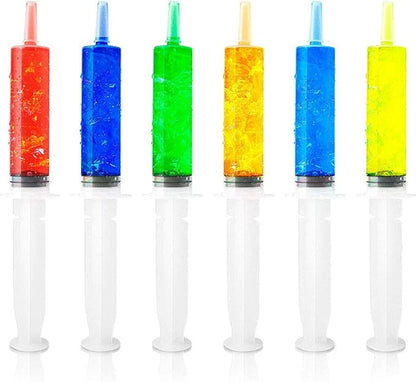 60ml Beverage Syringe, Food-Grade Container with Lid, Transparent, Reusable, Suitable for Plastic Short Cups, Used for Halloween, Thanksgiving, and Parties