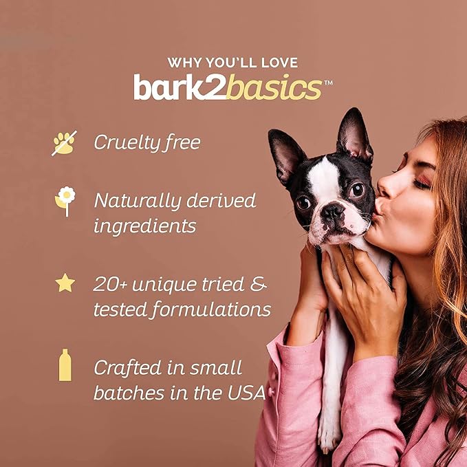 Bark2Basics Face Furst Blueberry Facial Scrub Dog Shampoo, 1 Gallon Ready to Use Pet Grooming Face Wash, Helps Remove Tear Stains, Exfoliates Dead Skin, Gentle Around Eyes, Groomer Grade