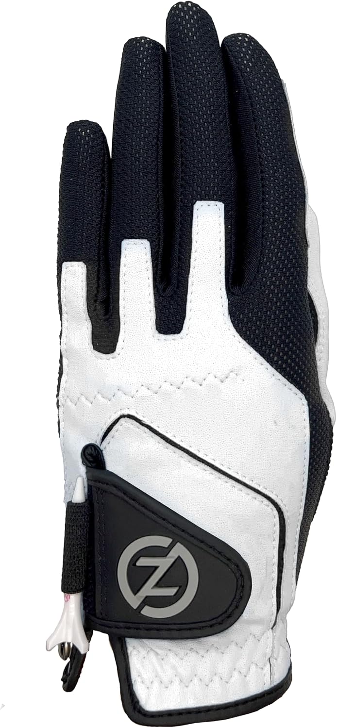 Zero Friction Junior Compression-Fit Synthetic Golf Gloves, Universal Fit One Size