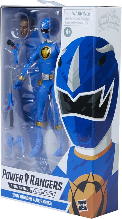 Power Rangers Lightning Collection Dino Thunder Blue Ranger 6-Inch Premium Collectible Action Figure Toy with Accessories Power Rangers Lightning Collection 6 Inch Action Figure Wave 8 - Dino Thunder Blue Ranger