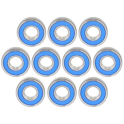 10 PCS R6-2RS Bearings 3/8 ID x 7/8 OD x 9/32 Width,Double Sided Rubber Seal, ABEC-7,Z3V3,Pre Lubrication. ?