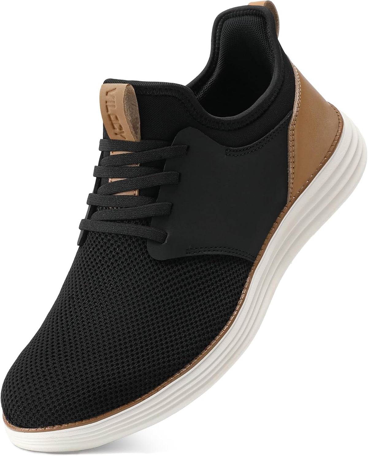 VILOCY Mens Slip On Casual Dress Shoes Hands Free Fashion Sneakers Mesh Tennis Walking Work Shoes Comfortable Breathable Lightweight Non Slip