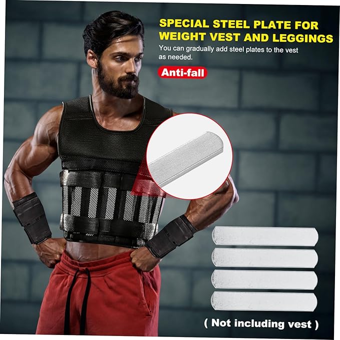 VOSAREA 10Pcs Running for Weighted Vests Durable Fitness Equipment for Strength Training and Home Workouts for Jogging and Performance Enhancement